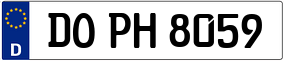 Truck License Plate